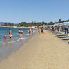 Italy, Calabria, Pentimele beach, wet sand