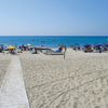 Italy, Calabria, Pizzo beach, sand