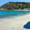 Italy, Calabria, Ricadi beach, hill