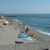 Italy, Calabria, San Lucido beach, sand