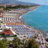 Italy, Calabria, Scalea beach