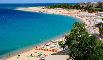 Italy, Calabria, Soverato Marina beach