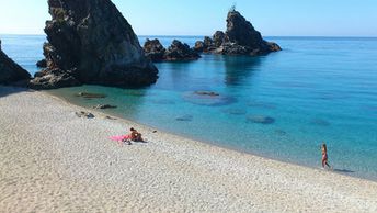 Italy, Calabria, Tonnara di Palmi beach