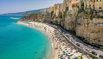 Italy, Calabria, Tropea beach