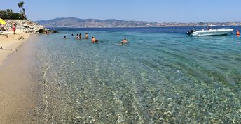 Italy, Calabria, Villa San Giovanni, Cannitello beach