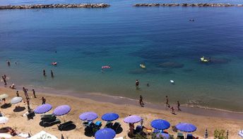 Italy, Campania, Agnone Cilento beach