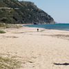 Italy, Campania, Baia Arena beach, east end