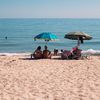 Italy, Campania, Baia Arena beach, sand