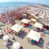 Italy, Campania, Lido Lago, beach club