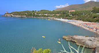 Italy, Campania, Marina di Camerota beach