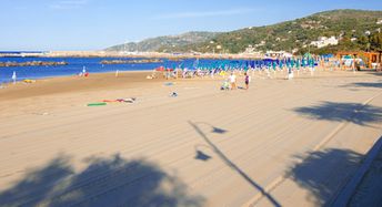 Italy, Campania, Marina di Casalvelino beach