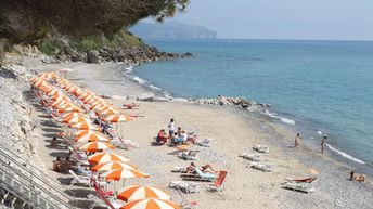 Italy, Campania, Marina di Pisciotta beach