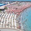 Italy, Campania, Meta beach, crowd