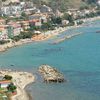 Italy, Campania, Pioppi beach, view from top