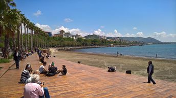 Italy, Campania, Salerno beach
