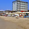 Italy, Campania, Spineta beach, wet sand