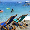 Италия, Капри, Пляж Баньи-ди-Тиберио, прозрачная вода