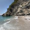 Italy, Cavallo Morto beach, water edge