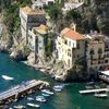 Italy, Conca dei Marini beach, buildings