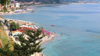 Italy, Guardia Piemontese Terme beach