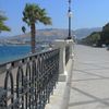 Italy, Lido Reggio Calabria beach, palms