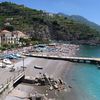 Italy, Minori beach, view to east