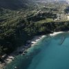 Italy, Parghelia beach, aerial view
