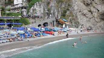 Italy, Praiano, Marina di Praia beach