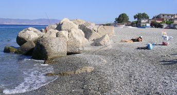 Italy, Reggio Calabria, Spiaggia Bianca beach