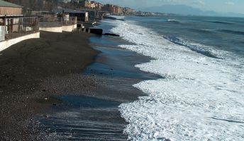 Italy, Salerno, Torrione beach