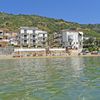 Italy, San Mauro Cilento beach, view from water