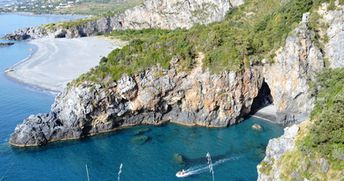 Italy, San Nicola Arcella beach, Arco Magno