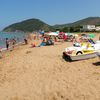 Italy, Santa Maria di Castellabate beach, sand