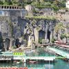 Italy, Sorrento beach, cliffs