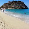 Italy, Tropea beach, water edge