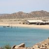 Angola, Baia dos Elefantes beach, view from water