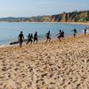 Angola, Sangano beach (right)