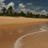 Brazil, Caraiva beach, view from water