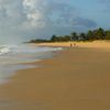 Brazil, Caraiva beach, wet sand