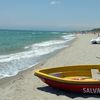 Calabria, Cropani beach, boat