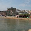 Calabria, Crotone beach, view from water