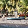 Dominica, Batalie Bay beach, view from water