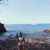 Dominica, Champagne beach, locals