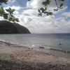 Dominica, Douglas Bay beach, view to south