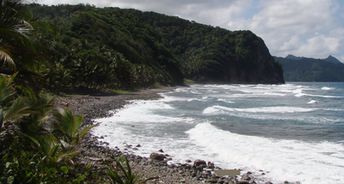Dominica, La Plaine beach