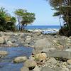 Dominica, La Plaine beach, creek