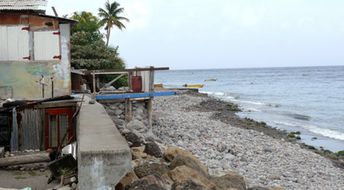 Dominica, Roseau beach