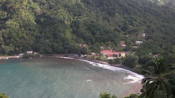 Dominica, San Sauveur beach
