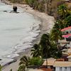 Dominica, St. Joseph beach, mushroom rock