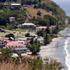 Dominica, St. Joseph beach, view from top